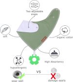 vuminbox Baby Bandana Drool Bibs 6-Pack and Teething Toys 6-Pack Made with 100% Organic Cotton, Absorbent and Soft Unisex - Image 5